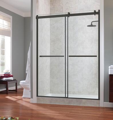 Photo 1 of ***FACTORY SEALED***
Lagoon Collection LGDR6076-CL-MB 59" X 76" Clear Glass Frameless Double Roller Tub and Shower Door in Matte Black
