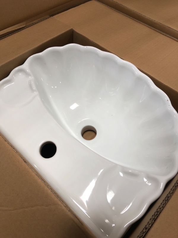 Photo 2 of ***SINK ONLY***Foremost Brielle Pedestal Combo Bathroom Sink in White
