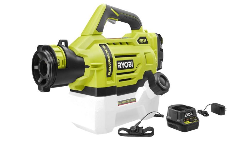 Photo 1 of ***DIRTY*** Ryobi ONE+ 18-Volt Lithium-Ion Cordless Electrostatic 0.5 Gal Sprayer with 2.0 Ah Battery and Charger P2890
