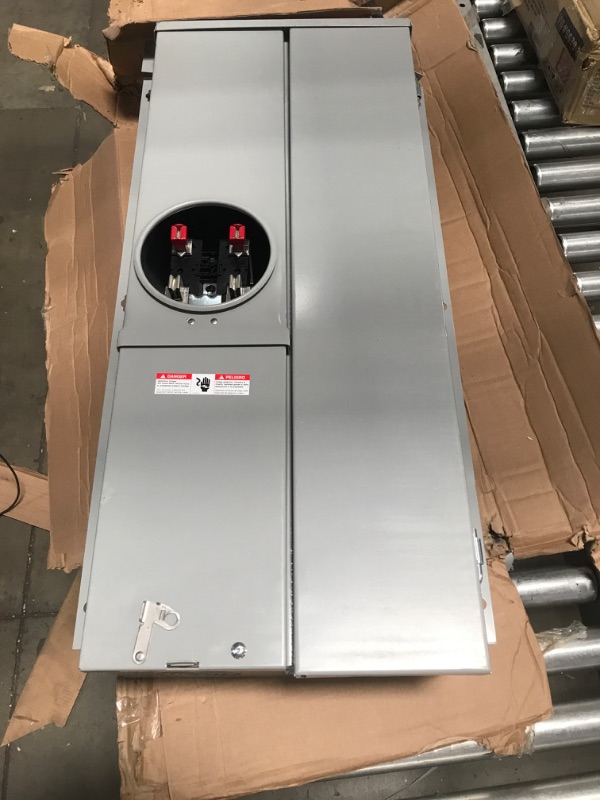 Photo 3 of **LIGHT DAMAGE** Siemens MC2442B1200EFV Meter-Load Center Combination, 24 Space, 42 Circuit, 200-Amp, Flush Mount Solar Ready
