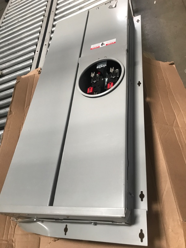 Photo 2 of **LIGHT DAMAGE** Siemens MC2442B1200EFV Meter-Load Center Combination, 24 Space, 42 Circuit, 200-Amp, Flush Mount Solar Ready
