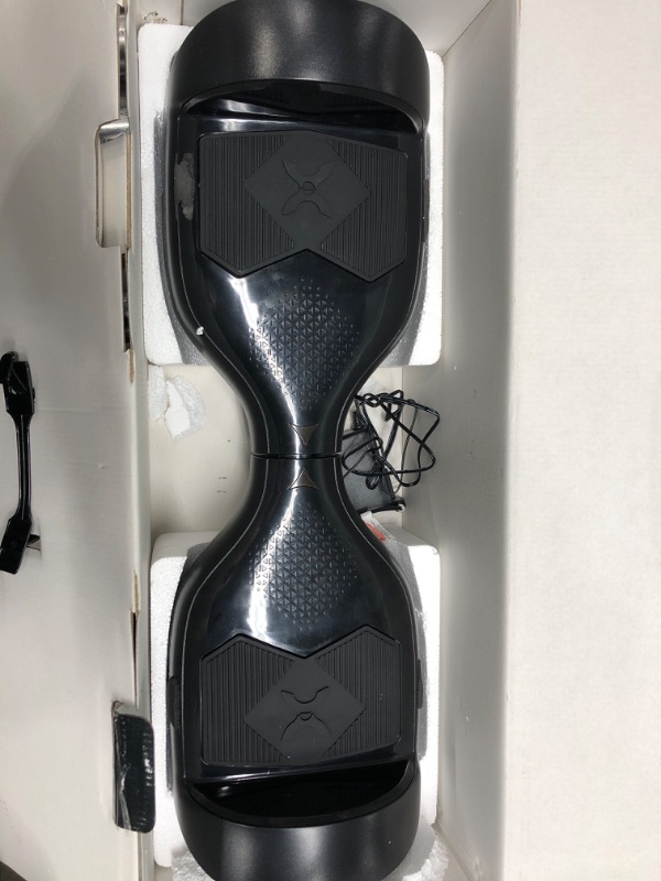 Photo 4 of *Tested-Powers on* Hover-1 Helix Electric Hoverboard | 7MPH Top Speed, 4 Mile Range, 6HR Full-Charge, Built-in Bluetooth Speaker, Rider Modes: Beginner to Expert Hoverboard Black