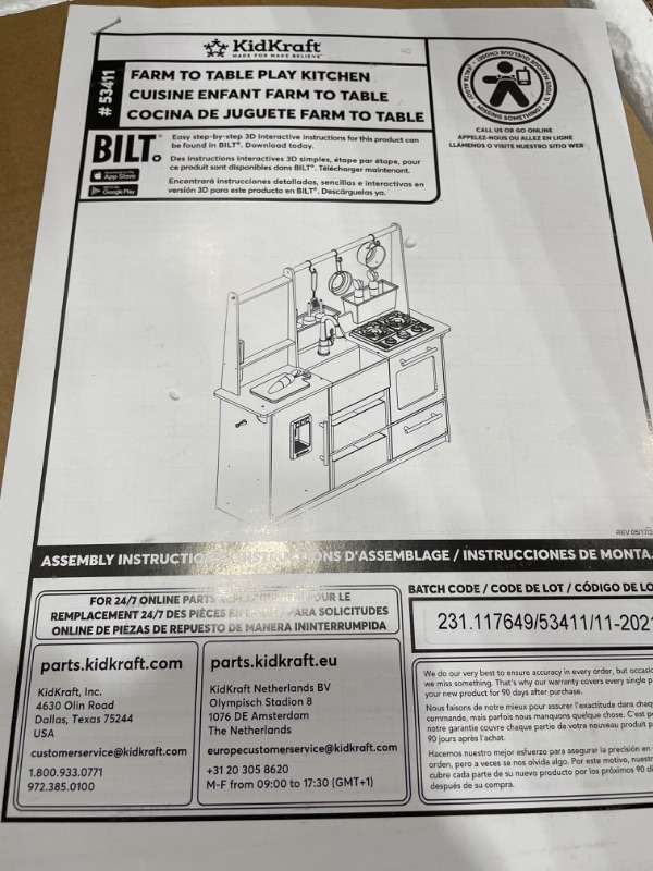 Photo 4 of KidKraft Farm to Table Play Kitchen with EZ Kraft Assembly | Michaels
