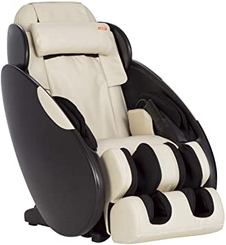 Photo 1 of Human Touch iJOY Total Massage FlexGlide Recliner Chair, Adjustable Height, 3 Auto-Programmed Massages & Targeted Air Cells for Foot, Calf, Shoulder, Back, Medium, Bone
