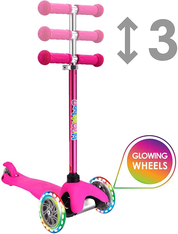 Photo 1 of 3 Wheel Scooters for Kids, Kick Scooter for Toddlers 2-6 Years Old, Boys and Girls Scooter with Light Up Wheels, Mini Scooter for Children