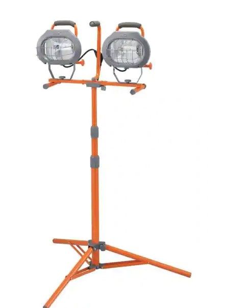 Photo 1 of HDX 1200-Watt Halogen Tripod Work Light