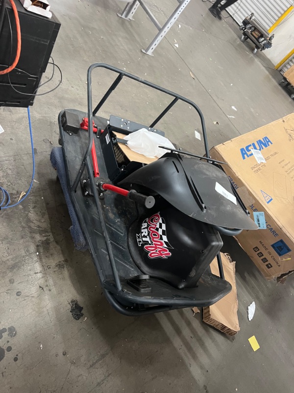 Photo 3 of INCOMPLETE MISSING WHEELS AND FLAG*** Razor Crazy Cart XL - 36V Electric Drifting Go Kart - Variable Speed, Up to 14 mph, Drift Bar for Controlled Drifts, Adult-Size Fun
