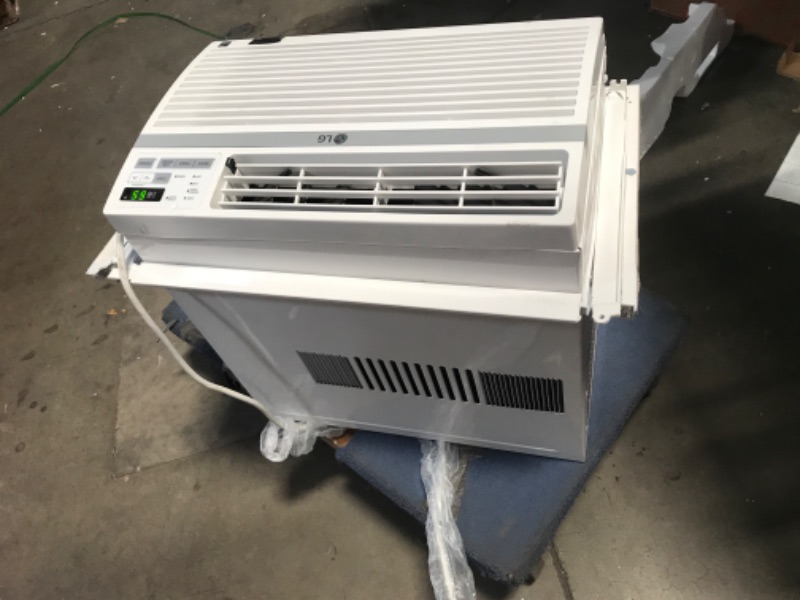 Photo 2 of **LIGHT WARE** LG Electronics
8,000 BTU 115-Volt Window Air Conditioner LW8016ER with ENERGY STAR and Remote in White