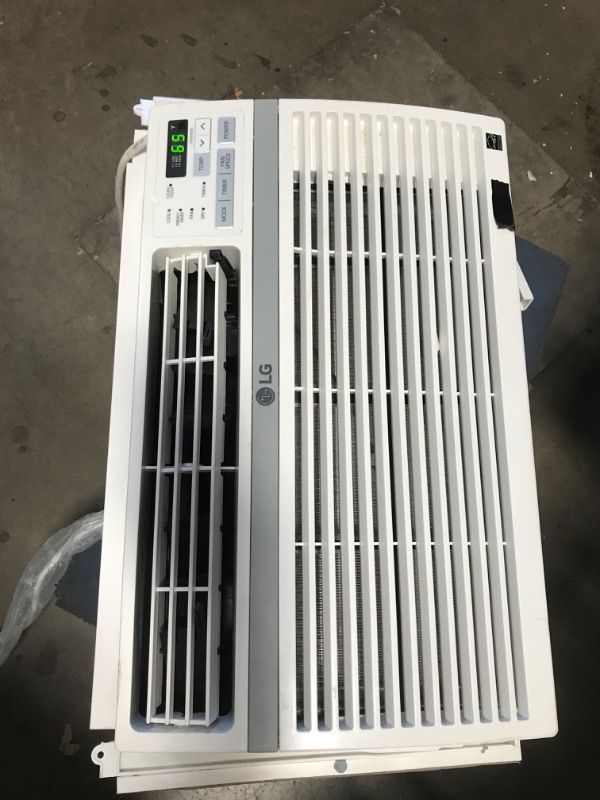 Photo 3 of **LIGHT WARE** LG Electronics
8,000 BTU 115-Volt Window Air Conditioner LW8016ER with ENERGY STAR and Remote in White