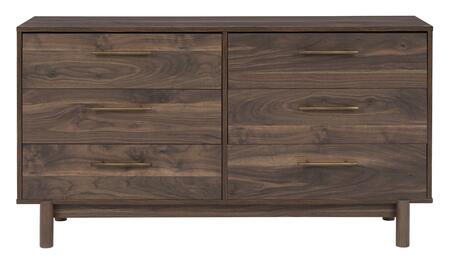 Photo 1 of **MINOR DAMAGE* Signature Design by Ashley Calverson Bedroom Collection 6-Drawer Dresser, One Size , Brown
