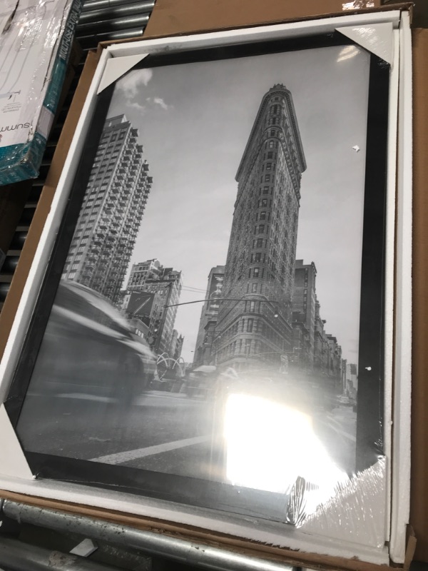 Photo 2 of Americanflat 24 x 36 Inch Black Poster Frame Polished Plexiglass. Hanging Hardware Included