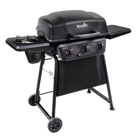 Photo 1 of **MISSING HARDWARE** Char-Broil Classic 360 3-Burner Liquid Propane Gas Grill with Side Burner
