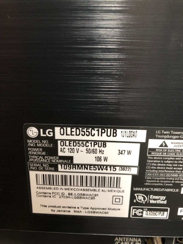 Photo 1 of LG - 55" Class C1 Series OLED 4K UHD Smart webOS TV
