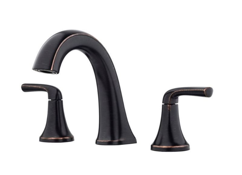 Photo 1 of (MISSING FAUCET/HANDLES)
Ladera 8 in. Widespread 2-Handle Bathroom Faucet in Tuscan Bronze
