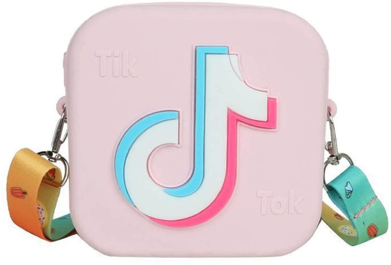 Photo 1 of **SET OF 2**
Tik Tok Crossbody Purse For Girls, 4.7 x4.7 x1.57inch Tiktok Music Theme Shoulder Bag for Teen, Silicone Kids Toys Party Supplies

