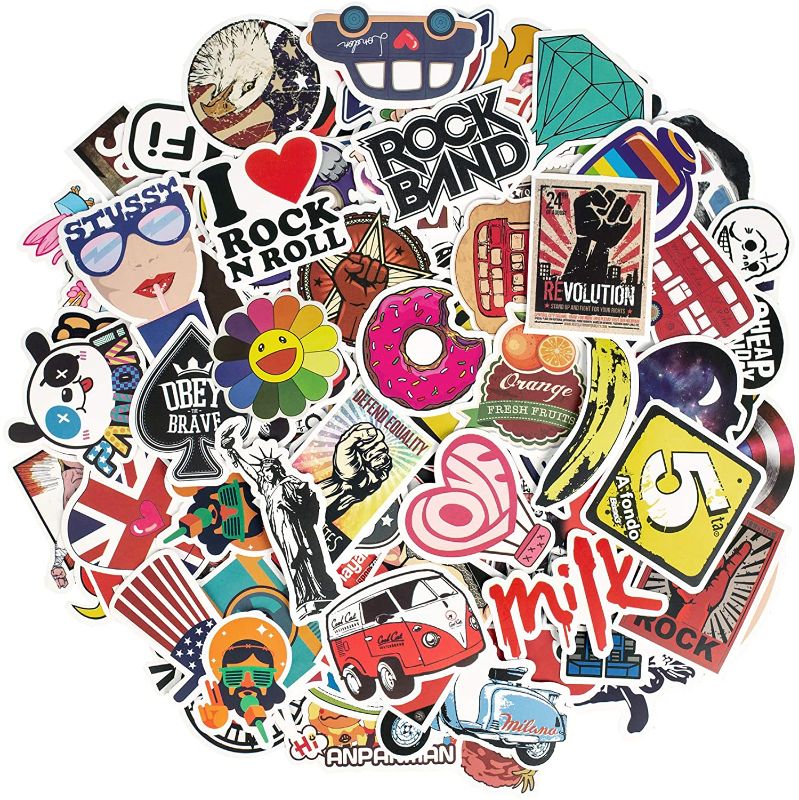 Photo 1 of **pack of 3**
Korlon 100 Pack Laptop Stickers, Skateboard Stickers Bomb Graffiti Bumper Stickers for Car, Water Bottles, Motorcycle Bicycle Luggage Laptop, Waterproof, Random Patterns
