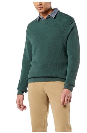 Photo 1 of Dockers Men's Regular Fit Long Sleeve Crewneck Sweater (XL)
