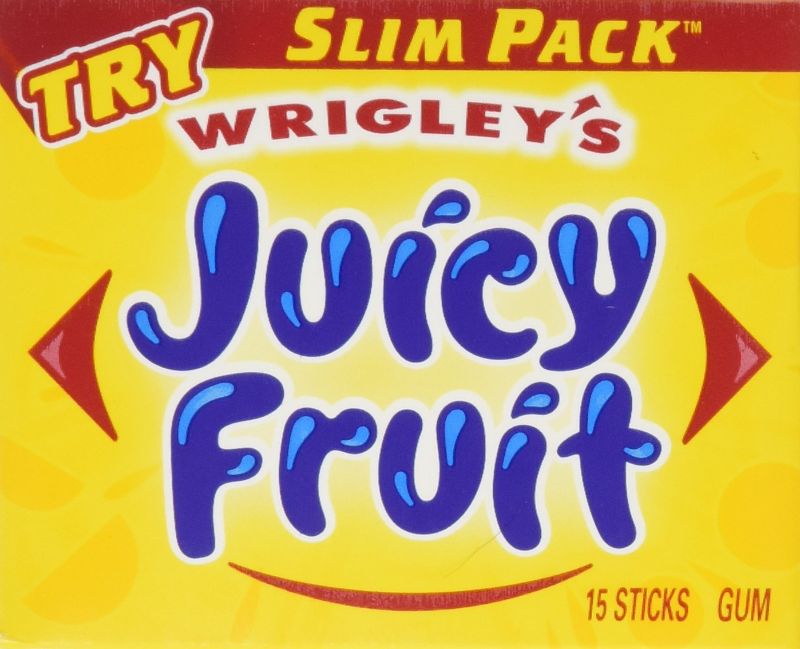 Photo 1 of **NO EXP DATE PRINTED** PACK OF 2 **SOLD AS IS, NON-REFUNDABLE**
Wrigley's Juicy Fruit Slim Pack, 14 Ounce
