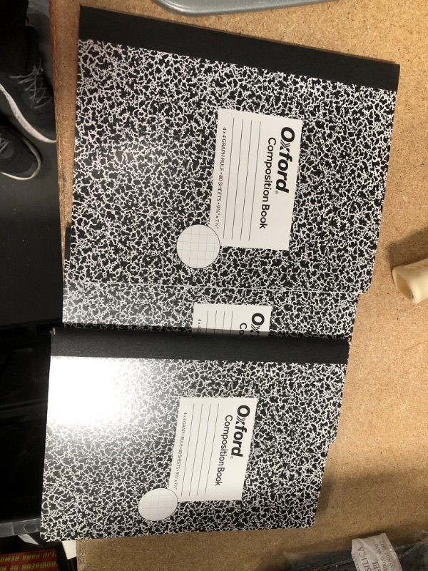 Photo 1 of **SET OF 3**
Tops 63786 9-3/4" X 7-1/2" Quad Ruled Composition Notebook
