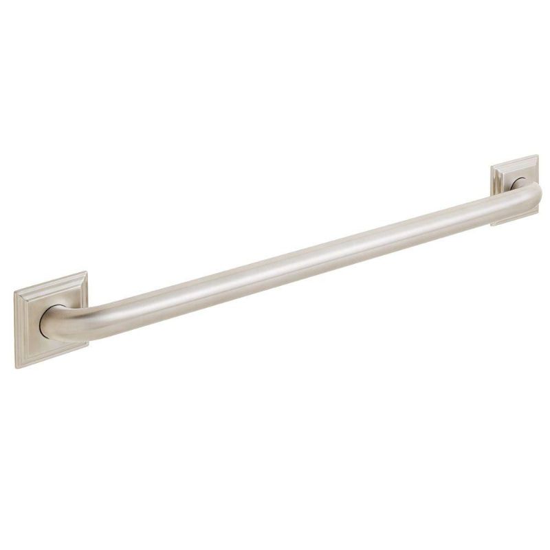 Photo 1 of **HARDWARE INCOMPLETE**
27.2 Length, Concealed Wall Mount, Stainless Steel, ADA Grab Bar, Brushed Nickel