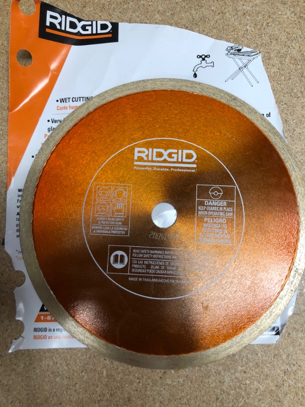 Photo 2 of **MAY HAVE BEEN USED**
RIDGID 7 in. Glass Tile Blade
