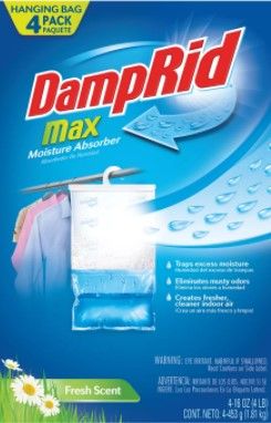 Photo 1 of (2 BOXES, EACH BOX CONTAINS 4 PACKS)
DampRid High Capacity Moisture Absorber Hanging Bag (4 pk.)