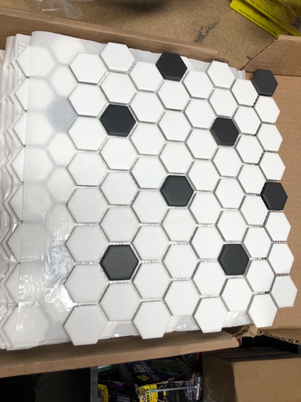 Photo 1 of (10 PIECES)
Daltile Restore 10 in. x 12 in. Glazed Ceramic Hexagon Mosaic Tile
