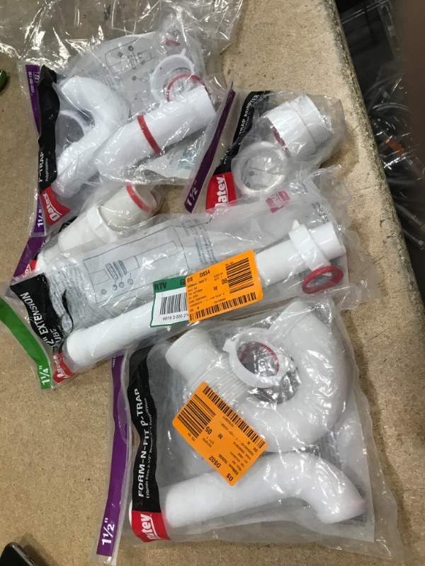 Photo 1 of **NO REFUNDS/RETURNS* -Bundle of miscellaneous home depot white tube pipes