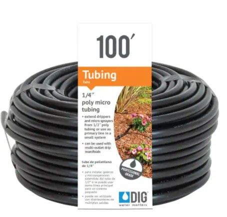 Photo 1 of 1/4 in. x 100 ft. Poly Tubing
PACK OF 2 