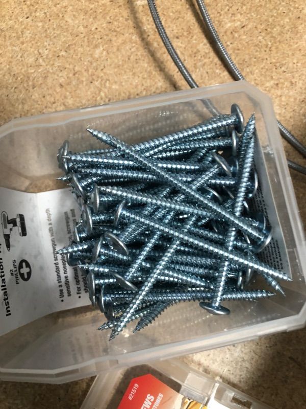 Photo 2 of #8-15 x 2-1/2 in. Philips Pan Head Sharp Point Lath Screw 120 SCREWS 
