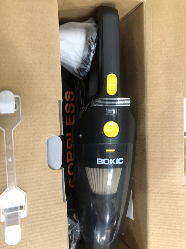 Photo 3 of BOKIC Car Vacuum Cleaner Cordless, Cord-Free Handheld Vacuum Rechargeable, Portable High Power 8000Pa, Small Mini Handheld Detailing Cleaning Kit 