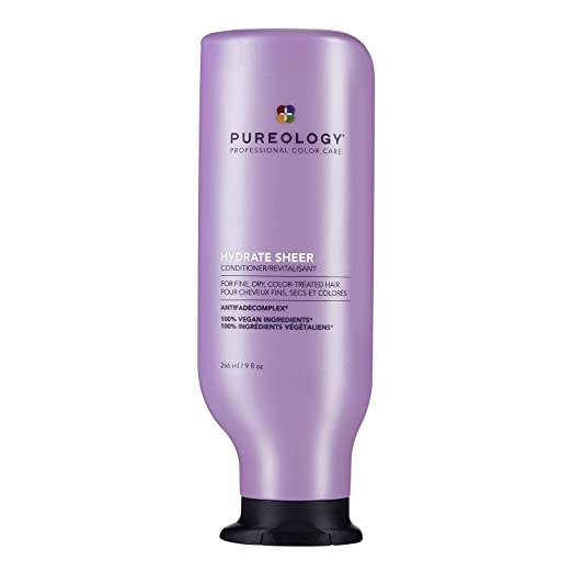 Photo 1 of ** NON-REFUNDABLE**
Pureology Hydrate Sheer Conditioner | For Fine, Dry, Color-Treated Hair | Lightweight Hydrating Conditioner | Silicone-Free | Vegan

