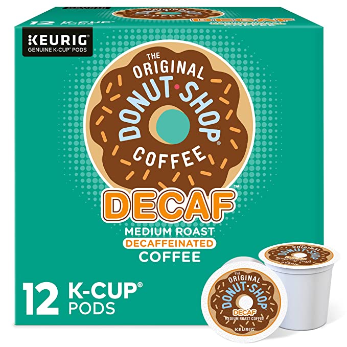 Photo 1 of ** EXP: 24 OCT 2023** ** NON-REFUNDABLE ** SOLD AS IS **
The Original Donut Shop Keurig Single-Serve K-Cup Pods, Decaf Keurig Single-Serve K-Cup Pods, Medium Roast Coffee, 12 Count
