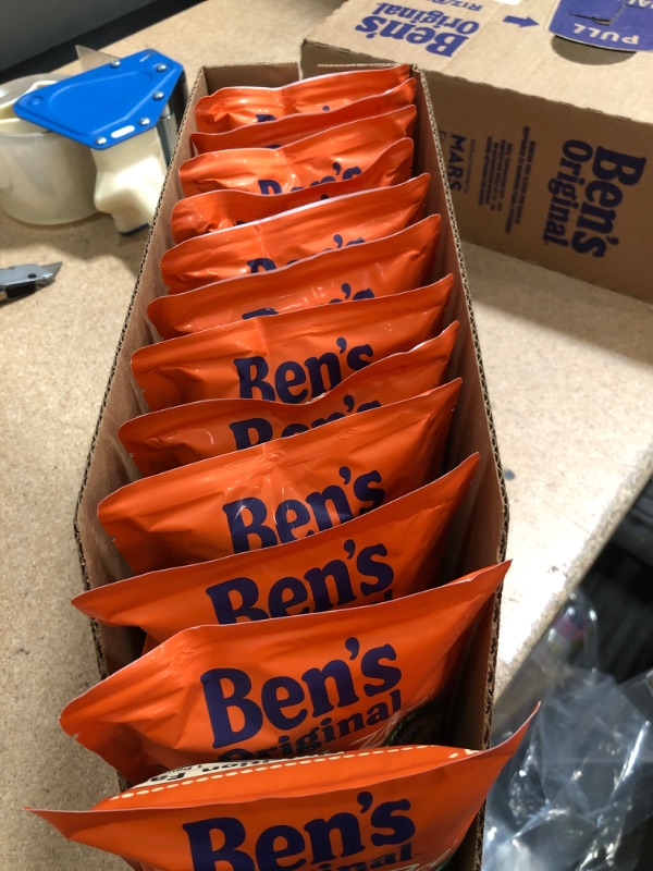 Photo 3 of ** EXP: 04/2022 **  ** NON-REFUNDABLE**  SOLD AS IS**
BEN'S ORIGINAL Ready Rice Pouch Garden Vegetable Rice, 8.8 oz. (12 Pack)
