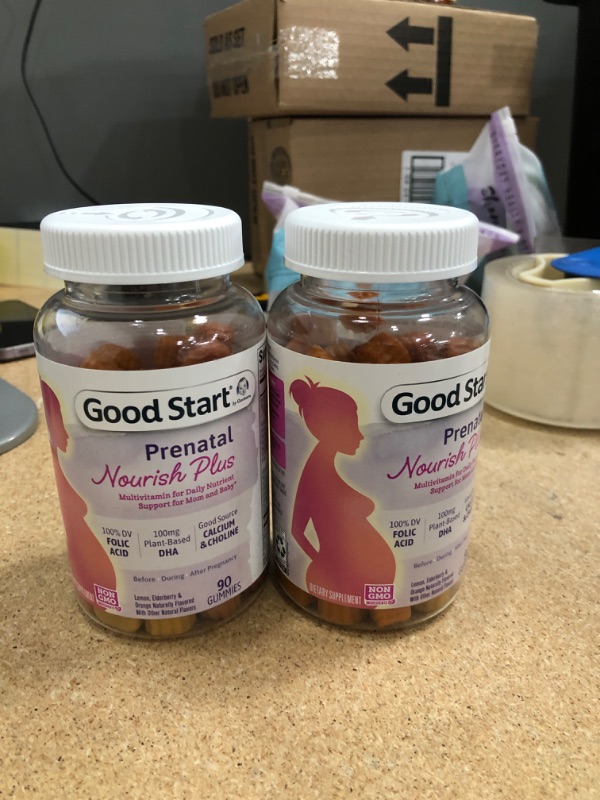 Photo 2 of ** SETS OF 2**  ** EXP: MAY 07 2022**  ** NON-REFUNDABLE**
Good Start by Gerber Prenatal Vitamin Gummies, Nourish Plus, 90 Count
