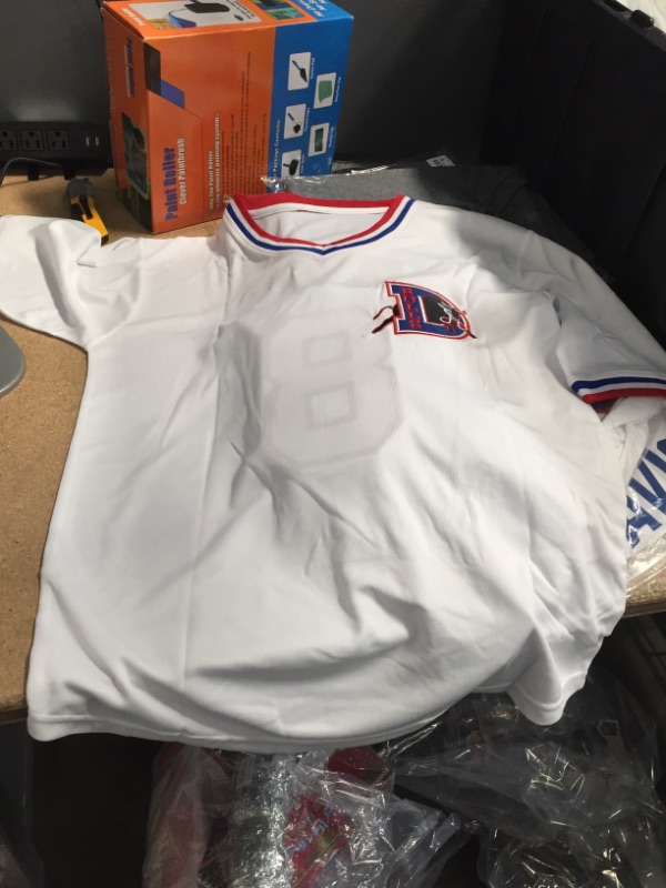 Photo 2 of Crash Davis Durham Baseball Jersey Stitch Sewn New Shirt
( SIZE small)