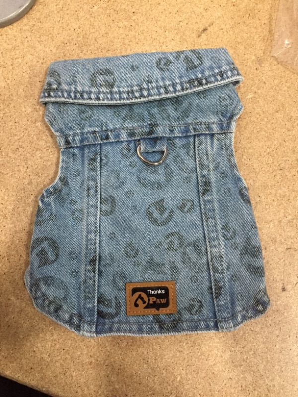 Photo 2 of ** GENERAL POST **  ** SETS OF 2**
THANK PAWS JEAN JACKET DUM LARGE DOGS
( M)