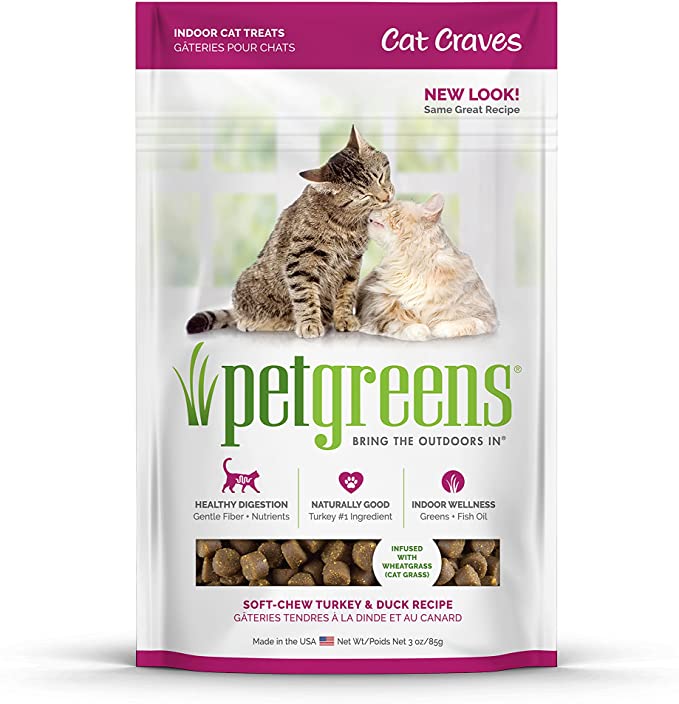 Photo 1 of ** EXP: MAY 23 2023 **  NON-REFUNDABLE**  SOLD AS IS **  ** SETS OF 5**
Pet Greens Semi-Moist Cat Craves Treats
