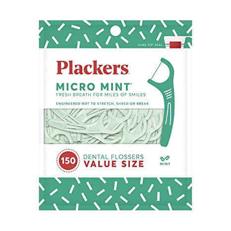 Photo 1 of ** SETS OF 5**
Plackers Dental Floss Picks, Micro Mint, 150 Count