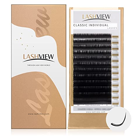 Photo 1 of ** SETS OF 4**
LASHVIEW Eyelash Extensions,Individual Lashes, Premium Single &Classic Lashes,0.10 Thickness D Curl 8-15mm Mixed Tray,Natural Semi Permanent Eyelashes,Soft Application-Friendly, Lashes
