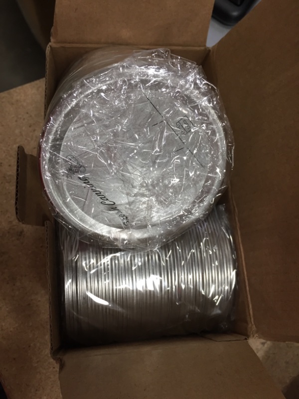 Photo 3 of 100 Count Wide Mouth Canning Lids - Mason Canning Jar Lids for Ball,Kerr - Split-Type Metal Jar Lids Leak Proof - Food Grade Material - PATENT PENDING 100% Fit for Wide Mouth
