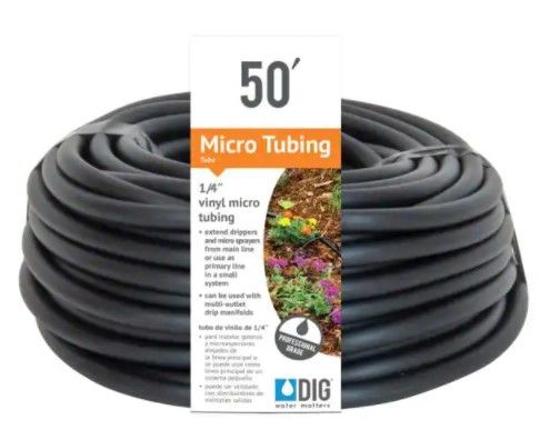Photo 1 of ** SETS OF 2**
1/4 in. x 50 ft. Vinyl Micro Drip Tubing