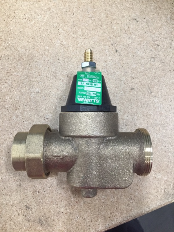 Photo 1 of ** GENERAL POST**
1 in. Lead-Free Brass FPT x FPT Pressure Reducing Valve
