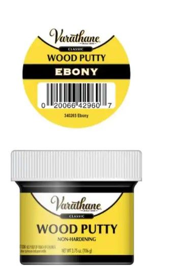 Photo 1 of ** SETS OF 6*
3.75 oz. Ebony Wood Putty
