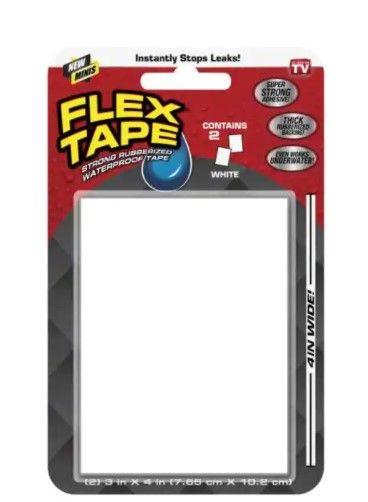 Photo 1 of ** SETS OF 5**
Flex Tape White Mini Strong Rubberized Waterproof Tape
