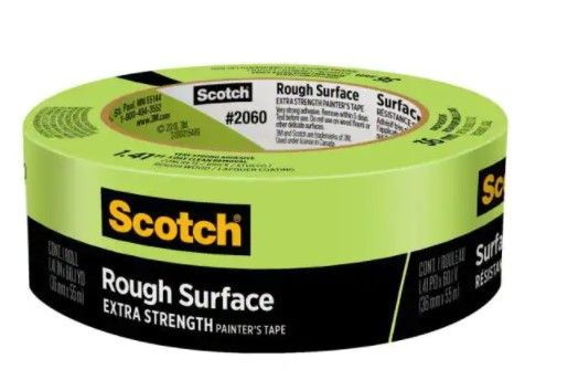 Photo 1 of ** SETS OF 3**
Scotch 1.41 in. x 60.1 yds. Masking Tape for Rough Surfaces in Green
