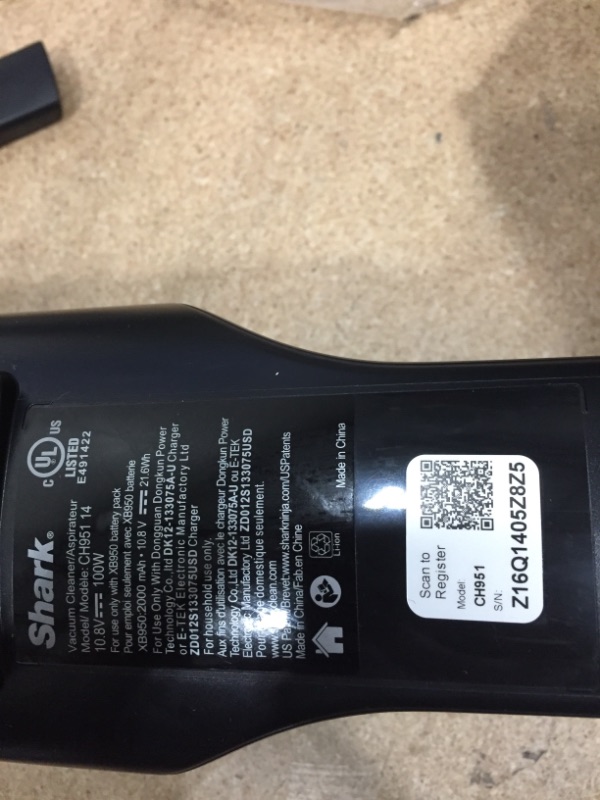 Photo 3 of ** DOES NOT COME WITH THE CHARGER***   ** TWO MISSING SMALL VACUUM SUCKER**
UltraCyclone Pet Pro+ Cordless Handheld Vacuum
