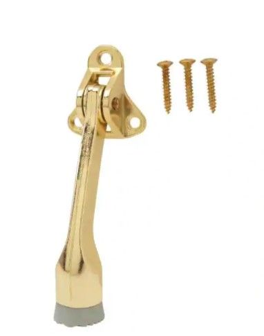 Photo 1 of ** SETS OF 5**
Bright Brass Kick Down Door Stop
