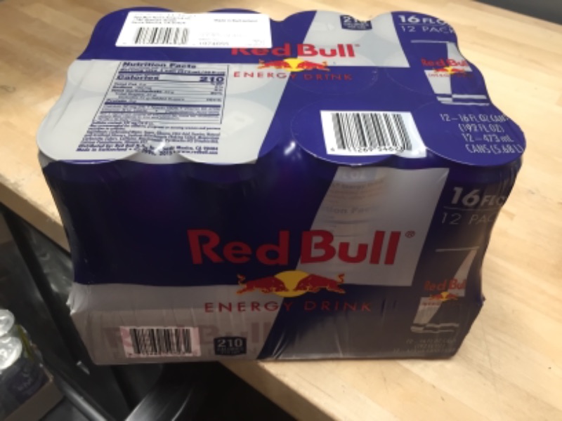 Photo 2 of **BEST BY:11-17-23// SOLD AS IS//NONREFUNDABLE**
Red Bull Energy Drink - 12 pack, 16 fl oz cans