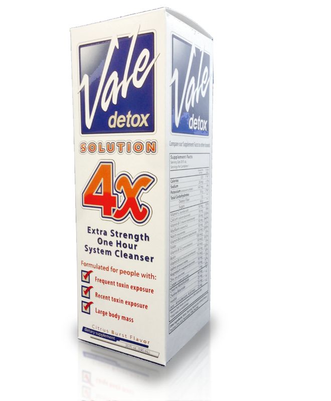 Photo 1 of **MANUFACTURE DATE: 03/2021**
Vale Solution 4x Detox Drink Citrus Burst Flavor 20 Fl Oz